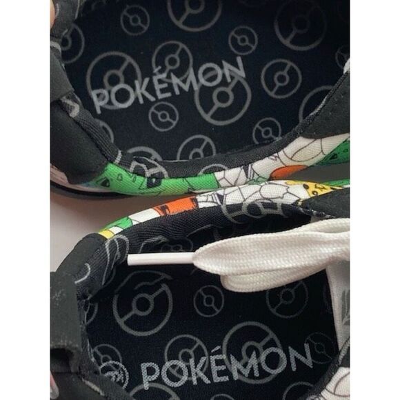 Pokemon Sneakers Men’s Size 9 Ground Up Canvas Low Top Colorful Shoes Squirtle - Picture 8 of 16